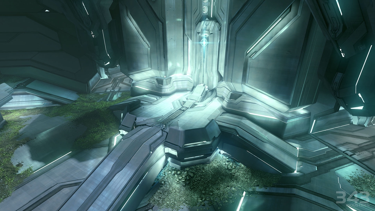 Halo 4 Overgrown Environment