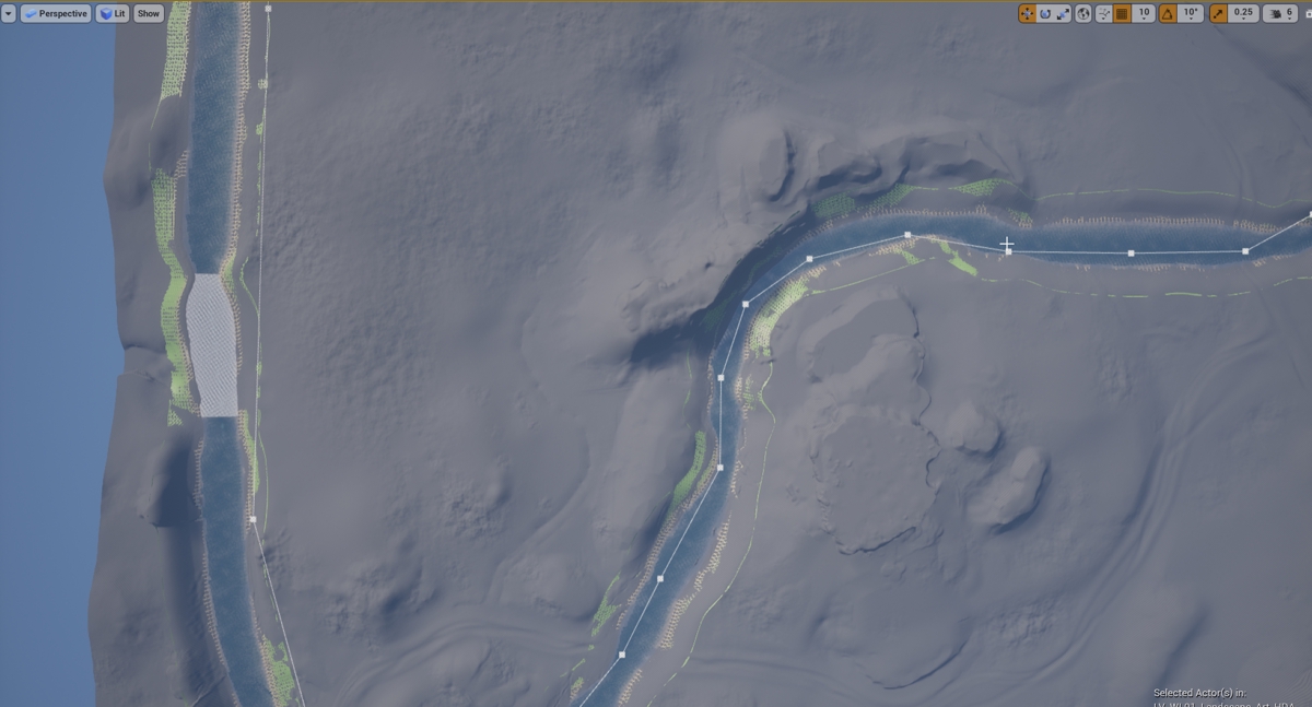Artist-Controlled Splines in Unreal Engine