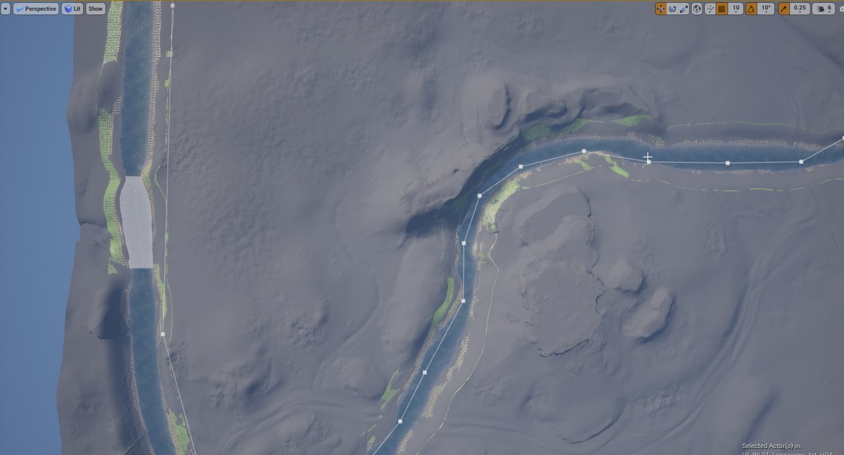 Artist-Controlled Splines in Unreal Engine