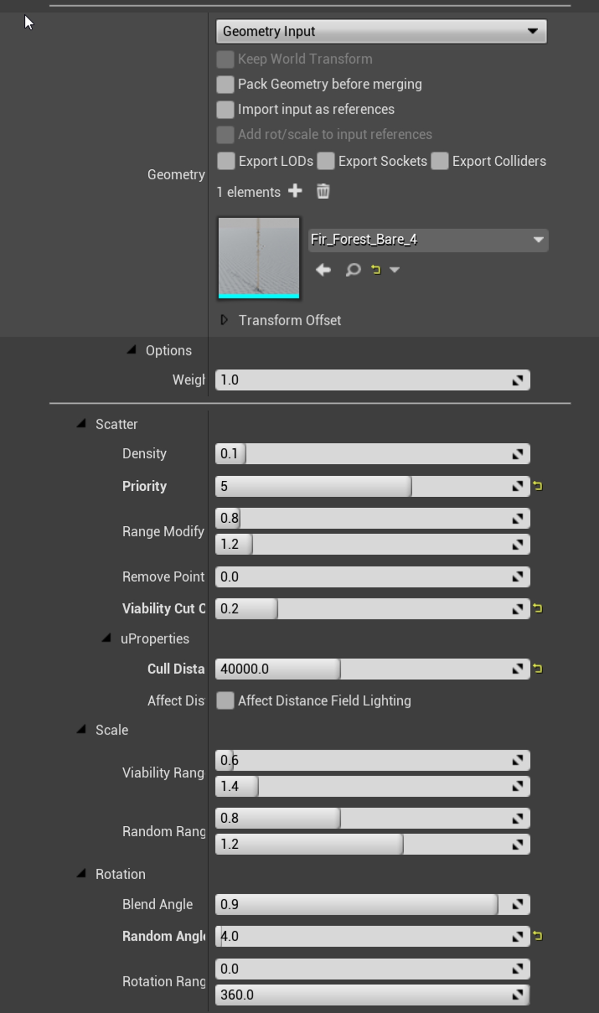 Houdini Digital Asset Interface