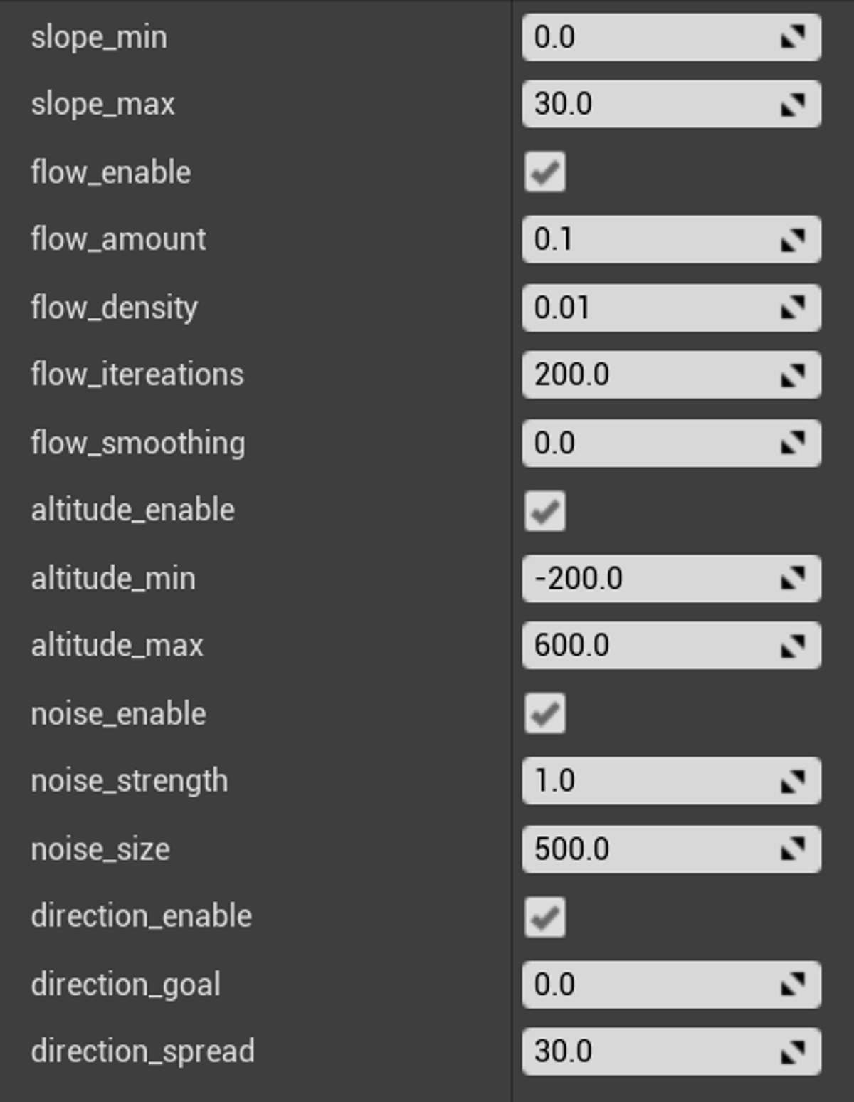 Procedural Masking Controls