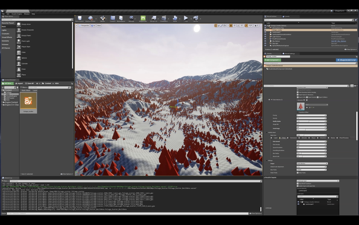 Unreal Integration - Landscape Tiles
