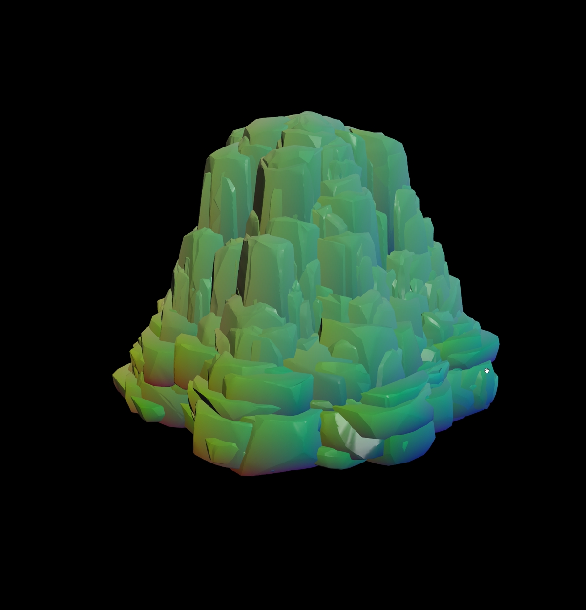 Rock Formation C - Step 1