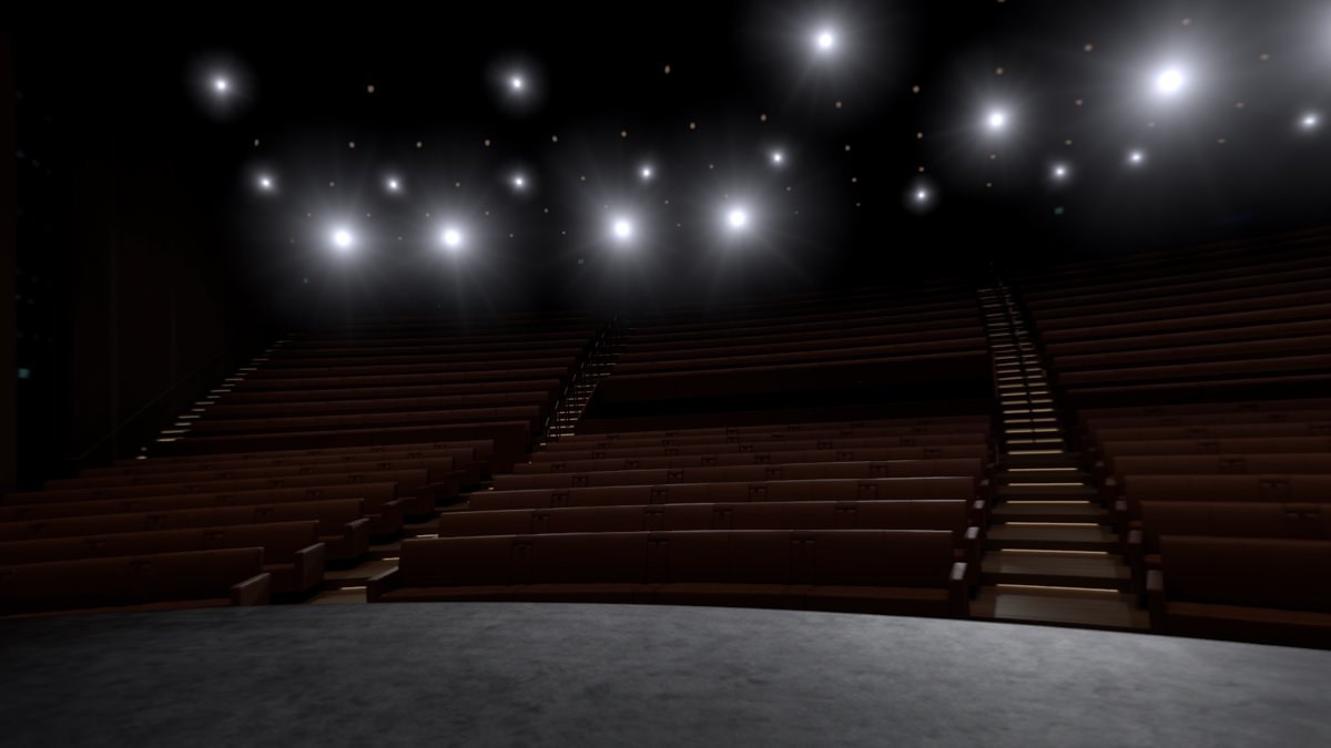 Steve Jobs Theater Lights Down